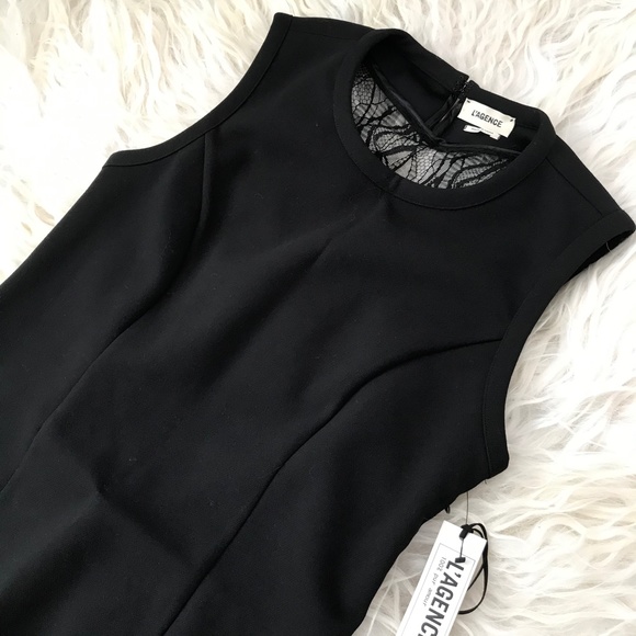 L'AGENCE Sleeveless Knee-Length Dress - Picture 6 of 7